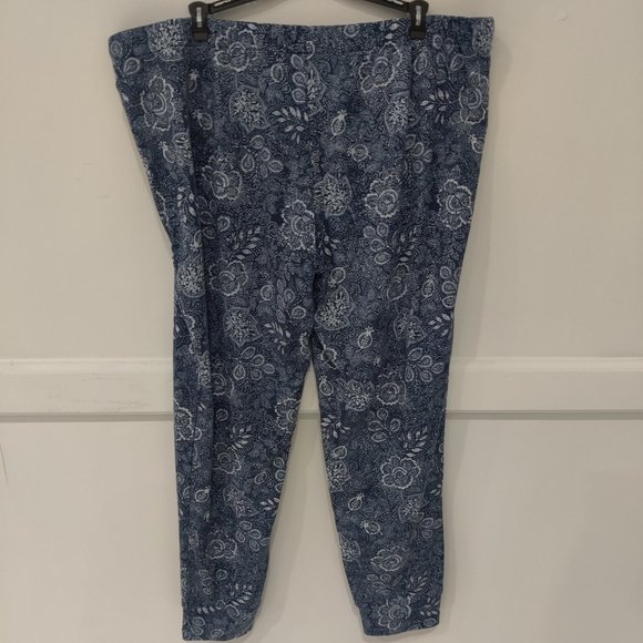 NWT Lucky Brand Women's Paisley Pull On Drawstring Sleep Pants SizeXXL $60 5B026 - Picture 2 of 2
